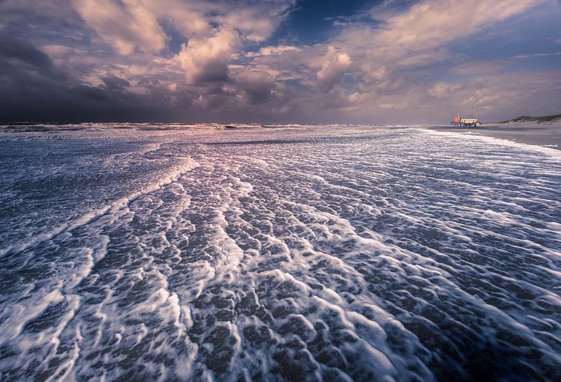 mousse d'algues à Petten par peterheinspictures