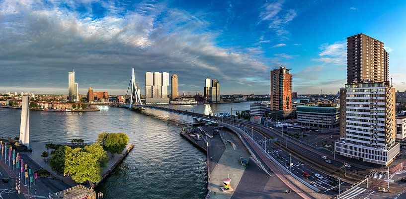 Zonsondergang in Rotterdam par Midi010 Fotografie