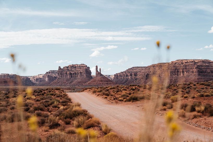 Off-road in mountainous landscape West America. by Myrthe Slootjes