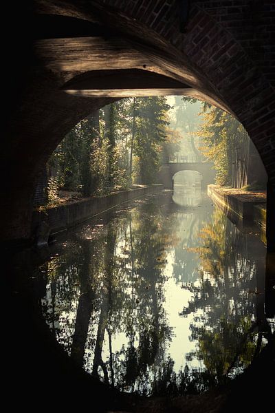 Le pont Paulus à Utrecht sur la Nieuwegracht en automne (1) par André Blom Fotografie Utrecht
