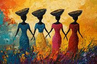 Afrikanische traditionelle Frauen