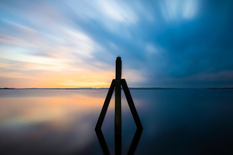 Lever de soleil sur le lac Rustic Poles par Daniëlle Langelaar Photography