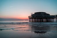 Zonsondergang in Scheveningen the Hague