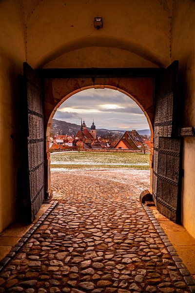 Kleine Winterwanderung durch die Fachwerkstadt von Schmalkalden - Thüringen - Deutschland von Oliver Hlavaty