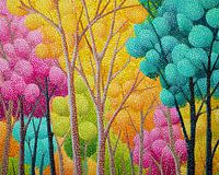 Arbres colorés | Color Splash