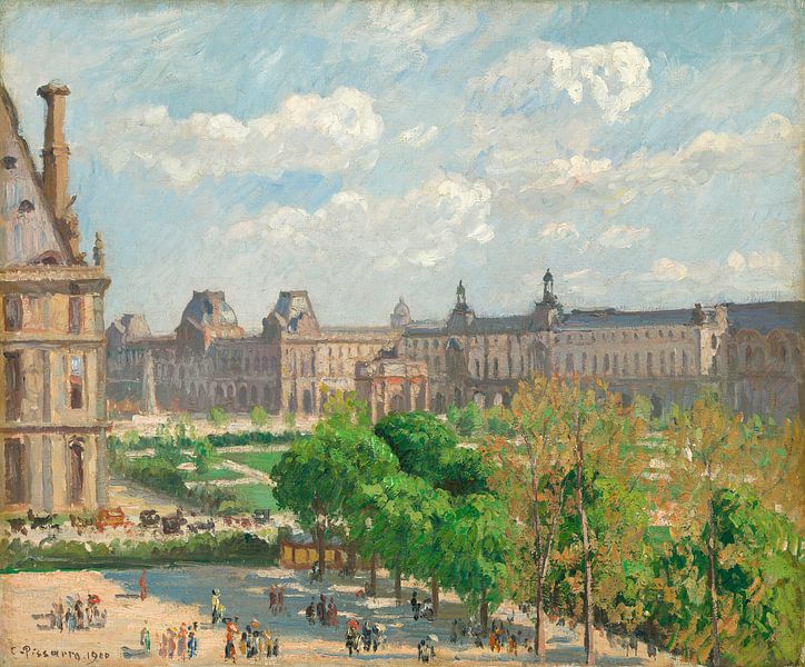 Place du Carrousel, Paris, Camille Pissarro by Masterful Masters