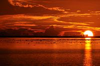 Spectaculaire zonsondergang