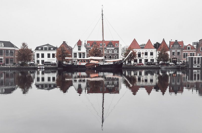 Haarlem: Spaarne reflections. by OK-ART