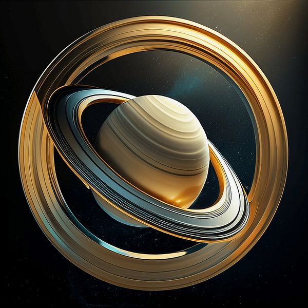 Saturn emblem by Vythryd Arts