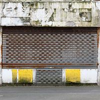 Clôture de vitrine de magasin