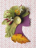 Art mural botanique 'Victoria&#039 ;