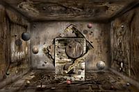 Moderner Raum mit Bällen