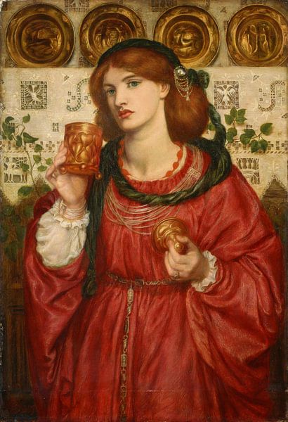 La coupe de l'amour, Dante Gabriel Rossetti par Des maîtres magistraux