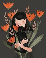 Schwarze Katzen bringen Glück