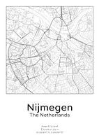 City map - Netherlands - Nijmegen