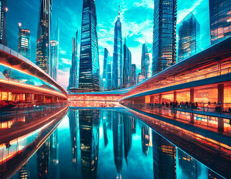 Moderne Skyline von Mustafa Kurnaz