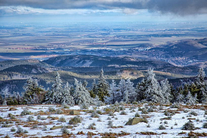 Harz - Blick vom Brocken von Sabine Wagner