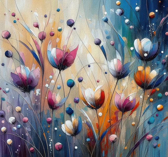 Fleurs des champs V par Kay Weber