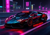 Lamborghini Sesto Elemento Neon 9