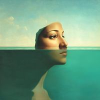 La tête hors de l'eau