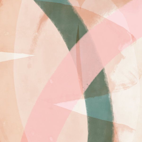 Romantischer Abstrakt in Pastellfarben von Dina Dankers