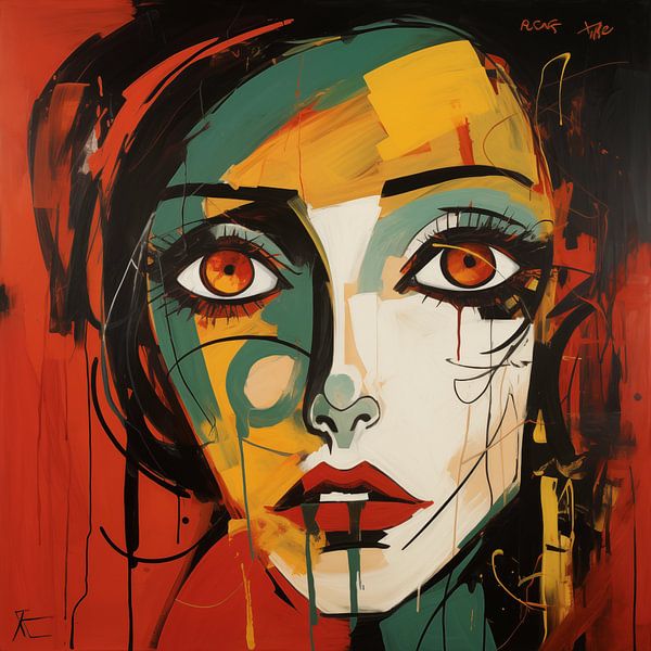 Abstraktes Porträt von ArtsbyPol