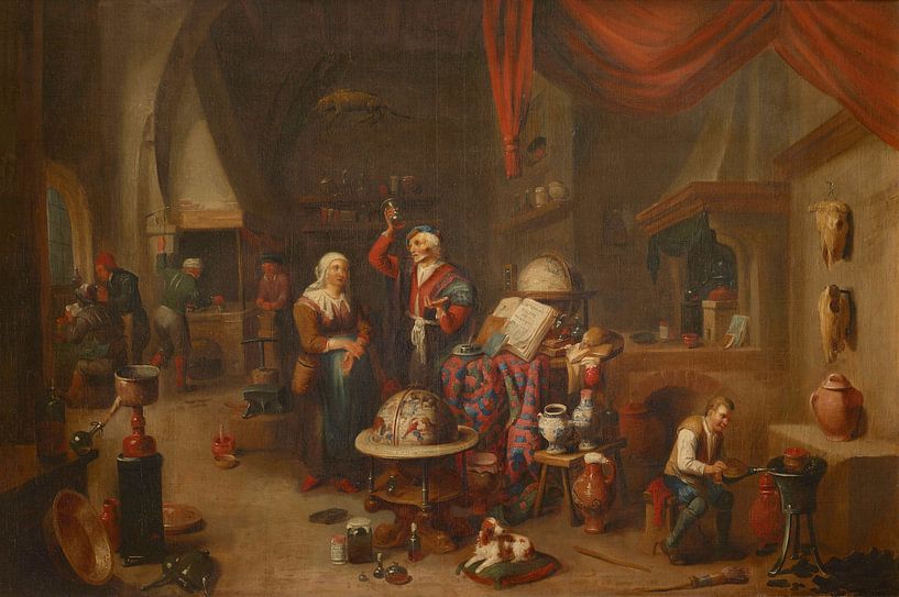 Wissenschaft (Pendant zur Kunst), Gerard Thomas von Meisterhafte Meister