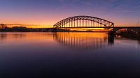 Zwolle IJssel bridge during sunrise