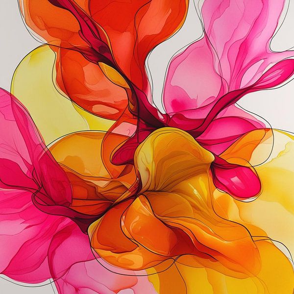 flowing fluorescent par Ellen Novara-da Lima