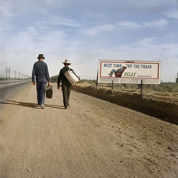 &quot;Vers Los Angeles&quot;, 1937 par Colourful History