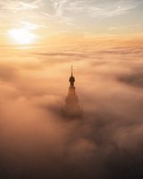 Stevens church in the mist