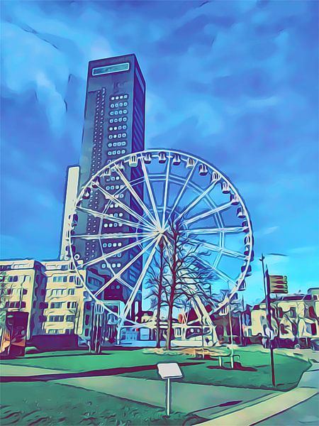 Grande roue Leeuwarden par Richard Brinkman