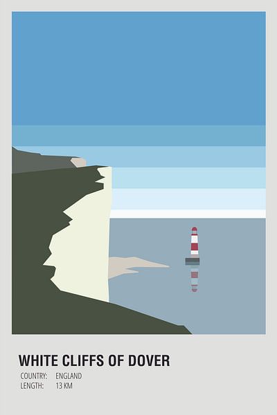 England - Klippen von Dover von Walljar