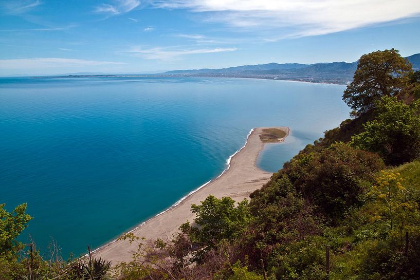 White lagoon of Tindari on the island of Sicily by Silva Wischeropp