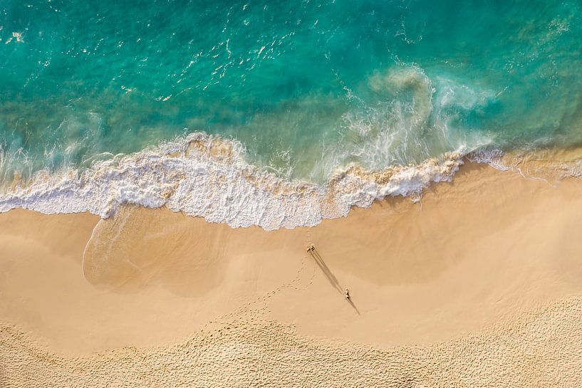 Tropischer Strand mit schönen Wellen von Nick de Jonge - Skeyes