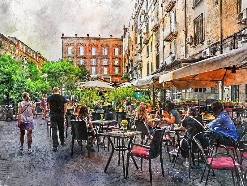 Neapol Napoli Italy city art #Napoli by JBJart Justyna Jaszke