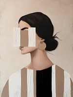 Colour Palette beige - female portrait 2