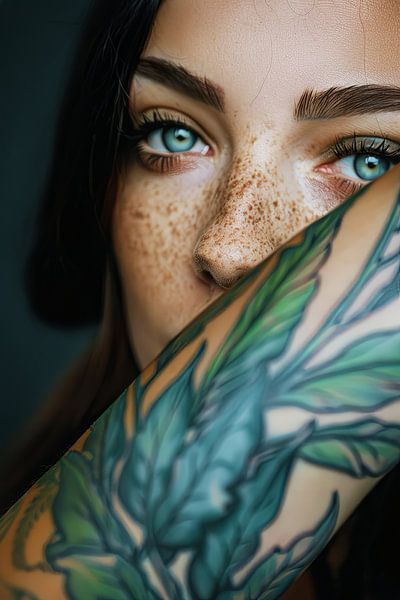 abstract portrait by Egon Zitter