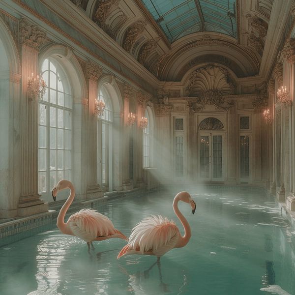 Bathing pleasure with Flamingo&#039;s by Karina Brouwer