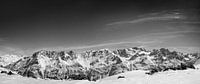 Snowy Tiroler Alps in Austria during a beautiful winter day
