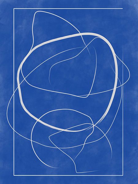 Chemins d'azur tourbillonnants par Elena Ristova