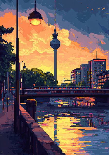 Berlin - Pixel Art by Niklas Maximilian