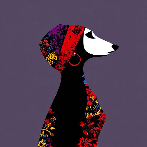 Teckel Fashionista par Karina Brouwer