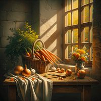 From the Kitchen Garden - Early morning - Joyeuse nature morte