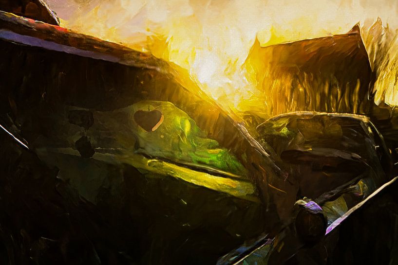 Vieilles pierres et romantisme au coucher du soleil par Geert Van Baelen