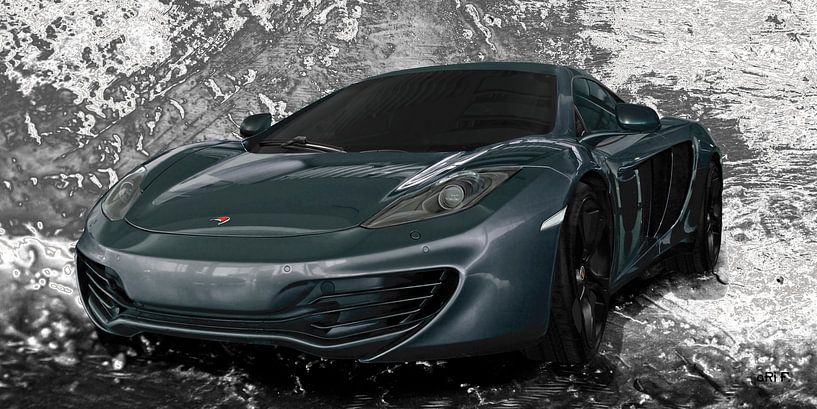McLaren MP4-12C in special silver-blue von aRi F. Huber