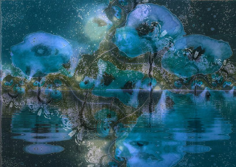 Poppy Painting - Poppy abstract by Christine Nöhmeier