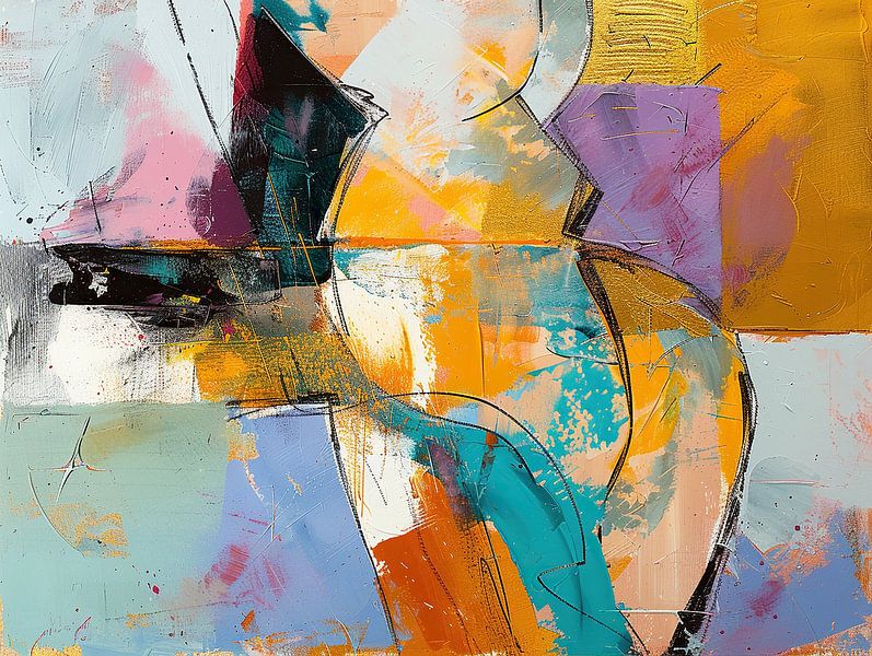 Modern abstrakt von Abstraktes Gemälde