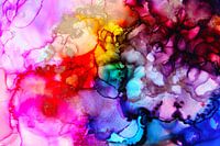 Farbexplosion mit Tinte