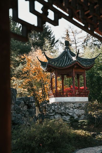 Asiatische Herbstszene von Alwin van Wijngaarden